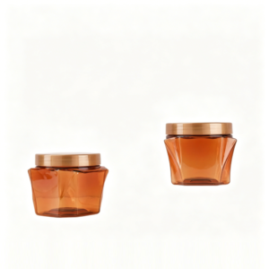 400g Frosted Wide Opening PET Pot, Empty Plastic Jar for Hair Mask & Body Scrub